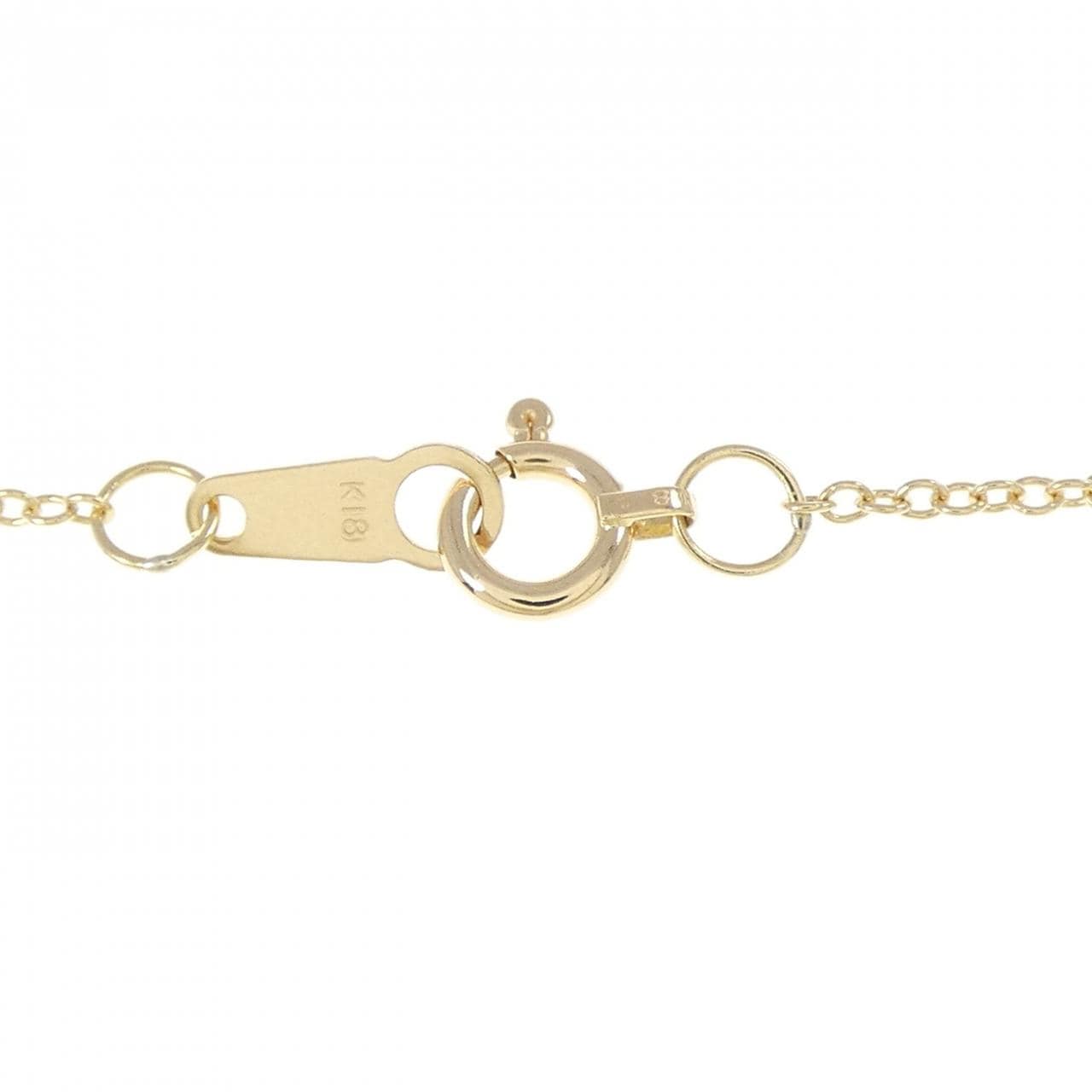 K18YG ダイヤモンド ネックレス 0.35CT