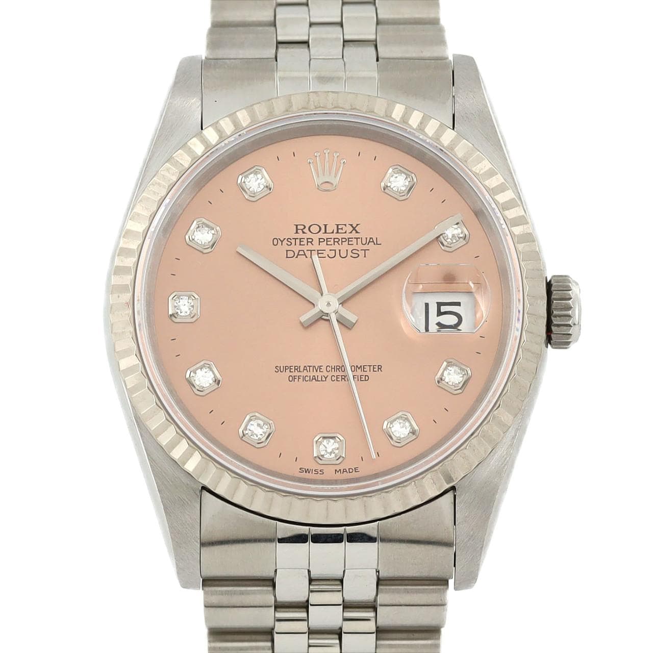 ROLEX Datejust 16234G SSxWG自动上弦T 编号