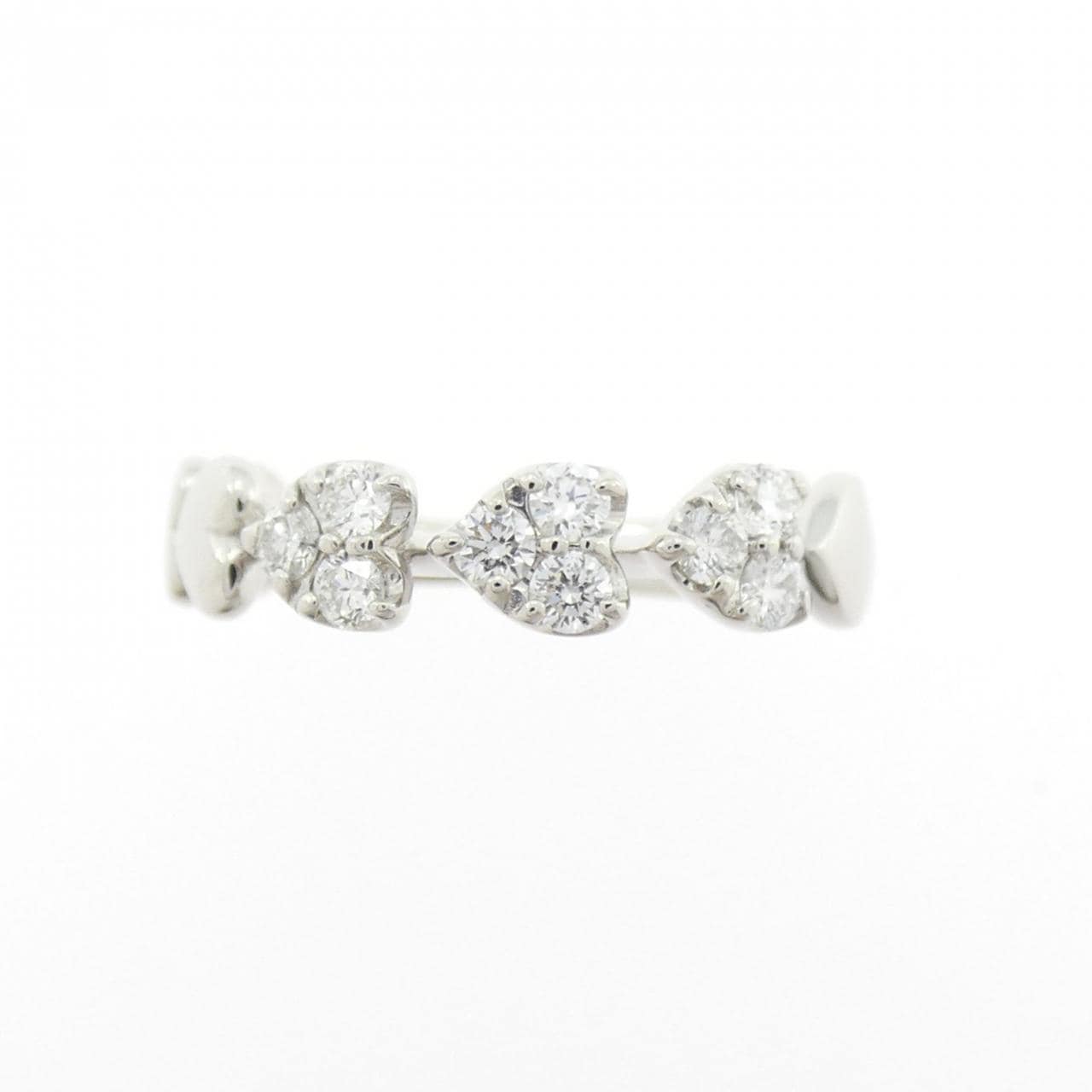 PT900 ハート ダイヤモンド リング 0.25CT