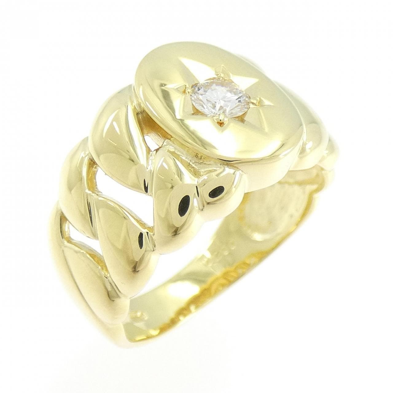 K18YG ダイヤモンド リング 0.200CT