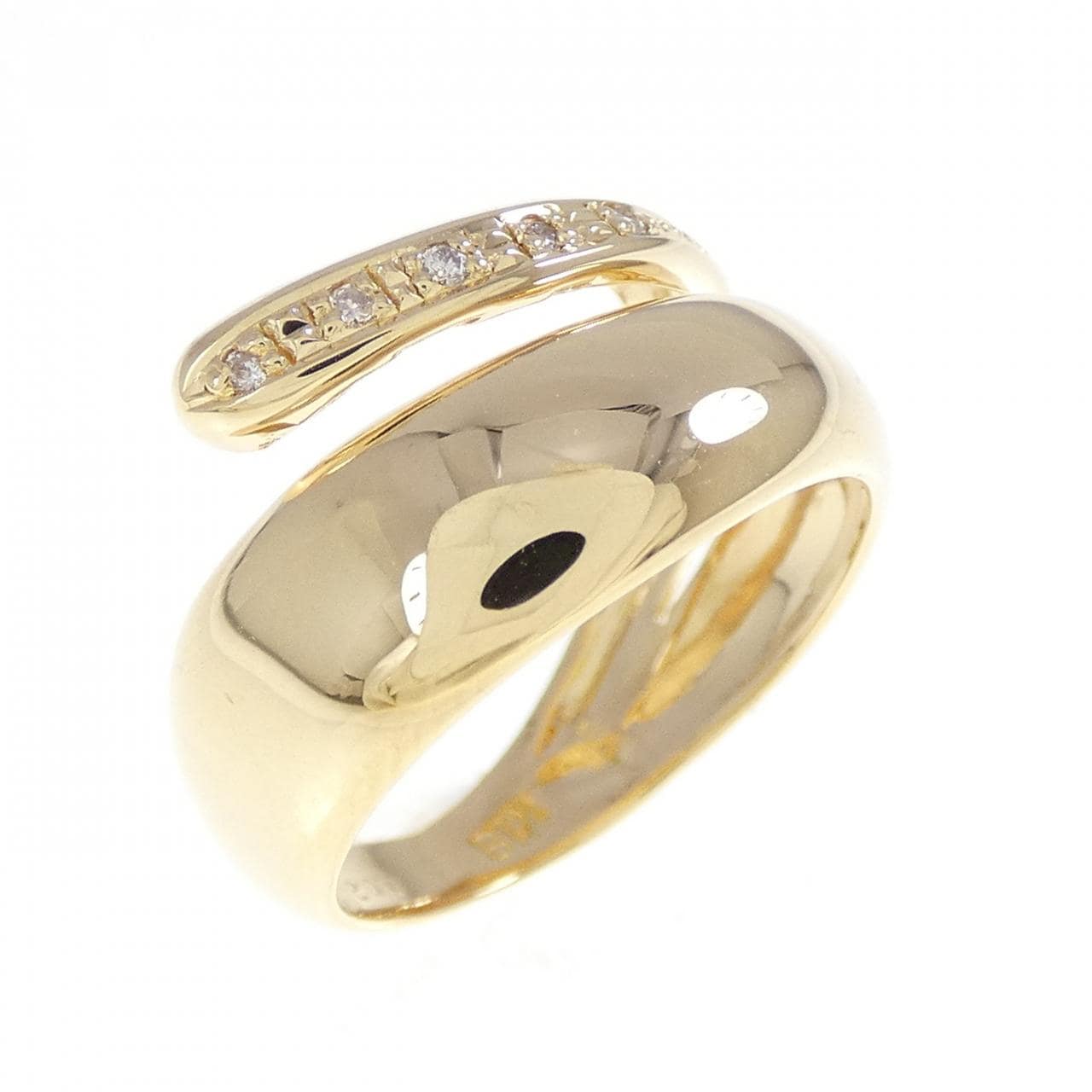 K18YG ダイヤモンド リング 0.02CT