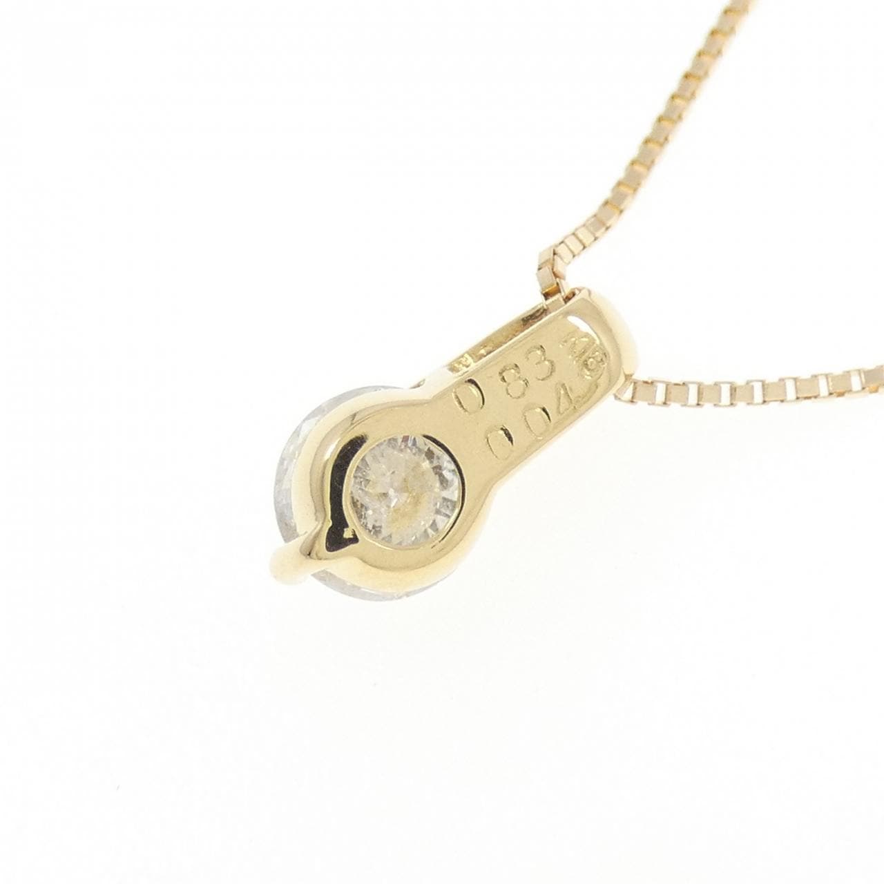 K18YG ダイヤモンド ネックレス 0.83CT