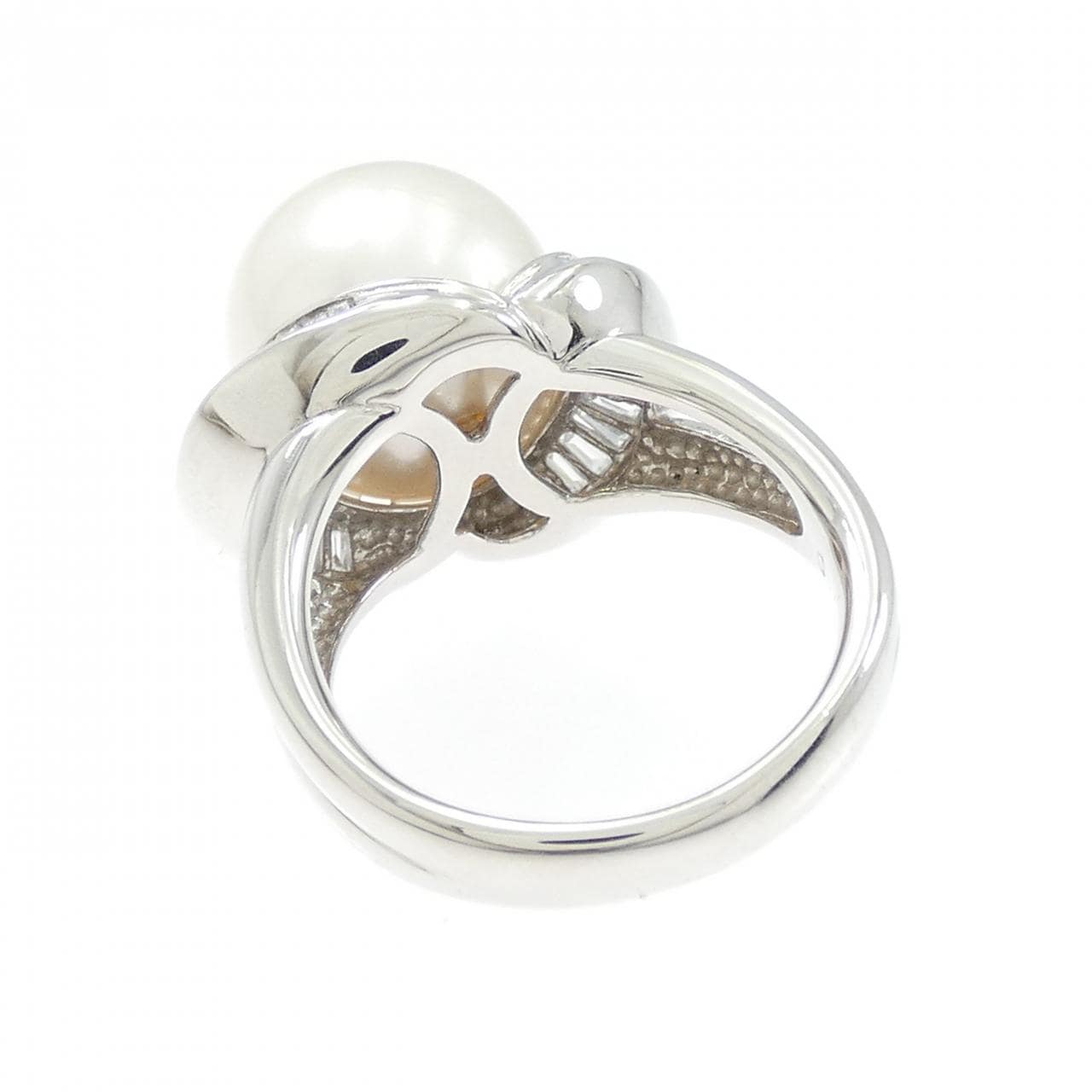 PT900 白蝶パール リング 12mm