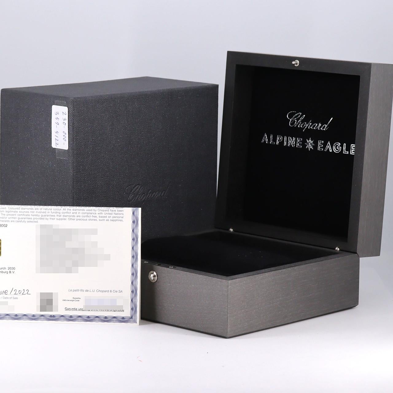 【ノーメンテナンス還元価格】ショパール アルパインイーグルXLクロノ 298609-3002 SS 自動巻