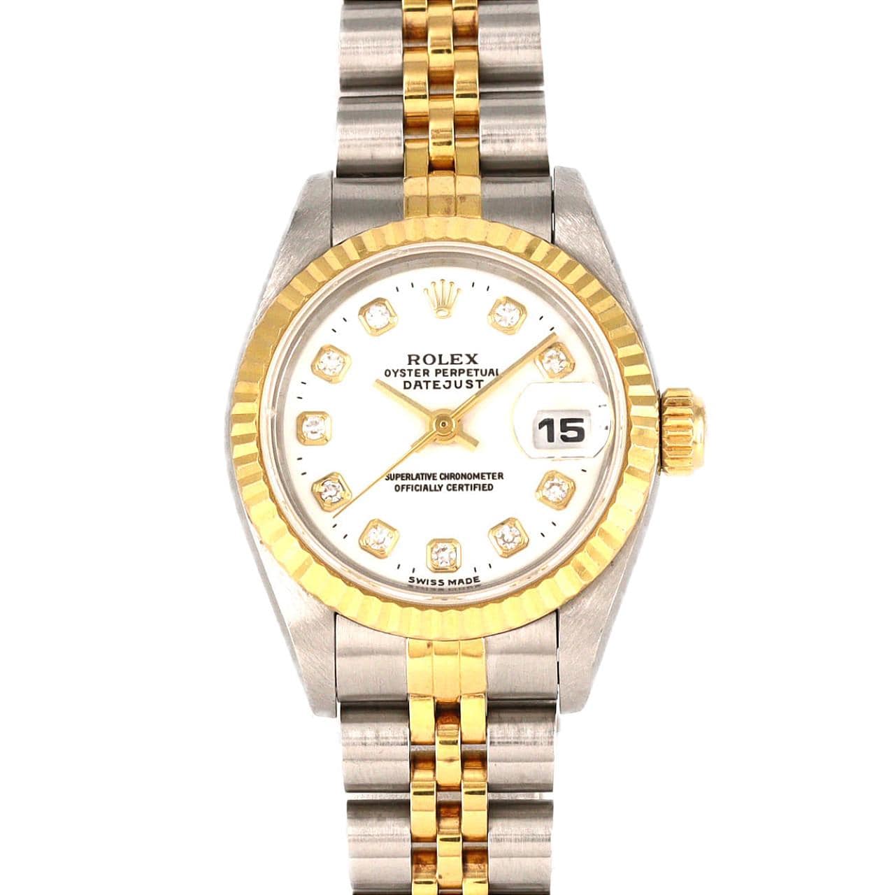 【ノーメンテナンス還元価格】ロレックス デイトジャスト 69173G SSxYG 自動巻 W番