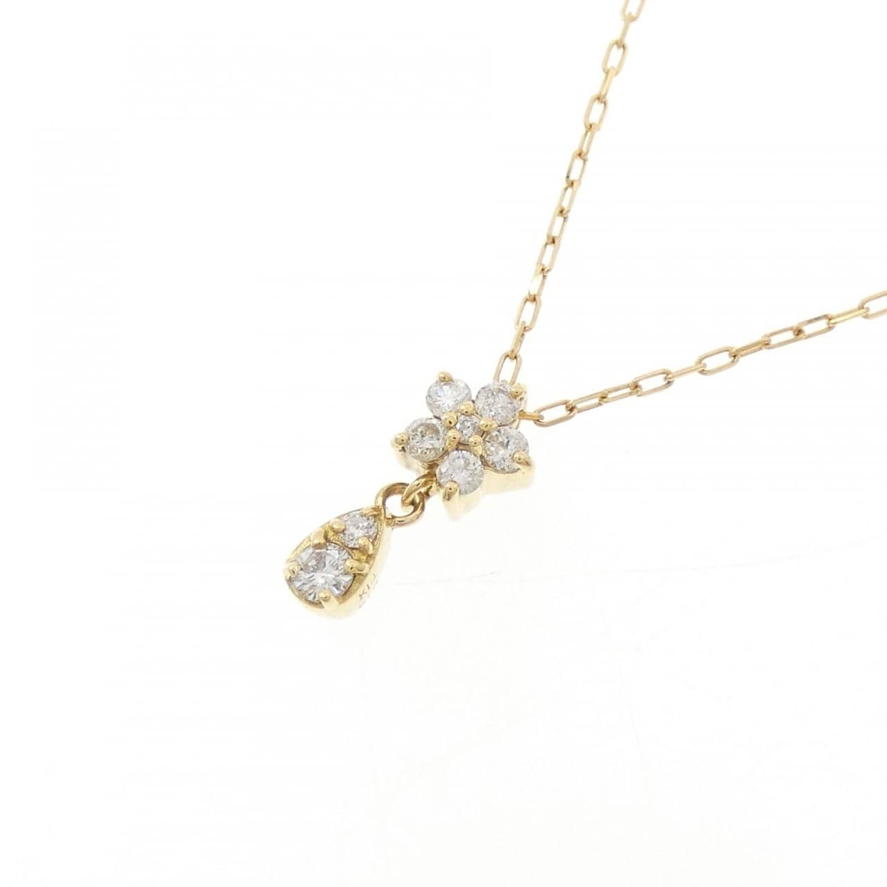 クミキョク ダイヤモンド ネックレス 0.12CT