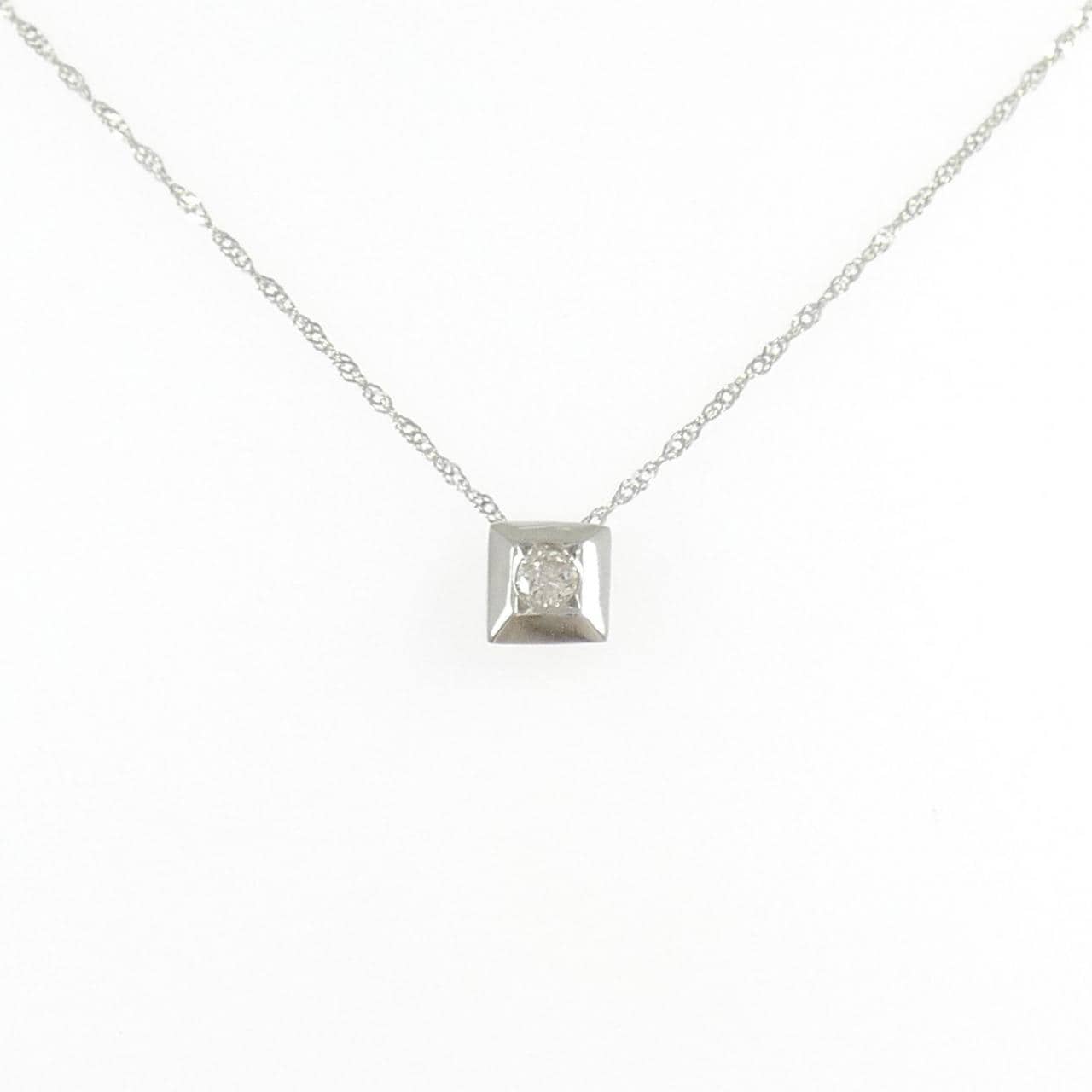 PT900/PT850 ダイヤモンド ネックレス 0.10CT