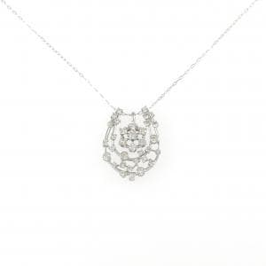 PT950/PT900 2WAY ダイヤモンド ネックレス 0.25CT