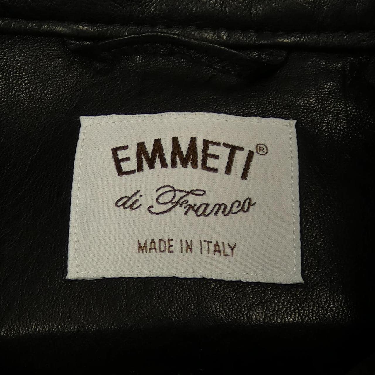 エンメティ EMMETI レザーライダースジャケット