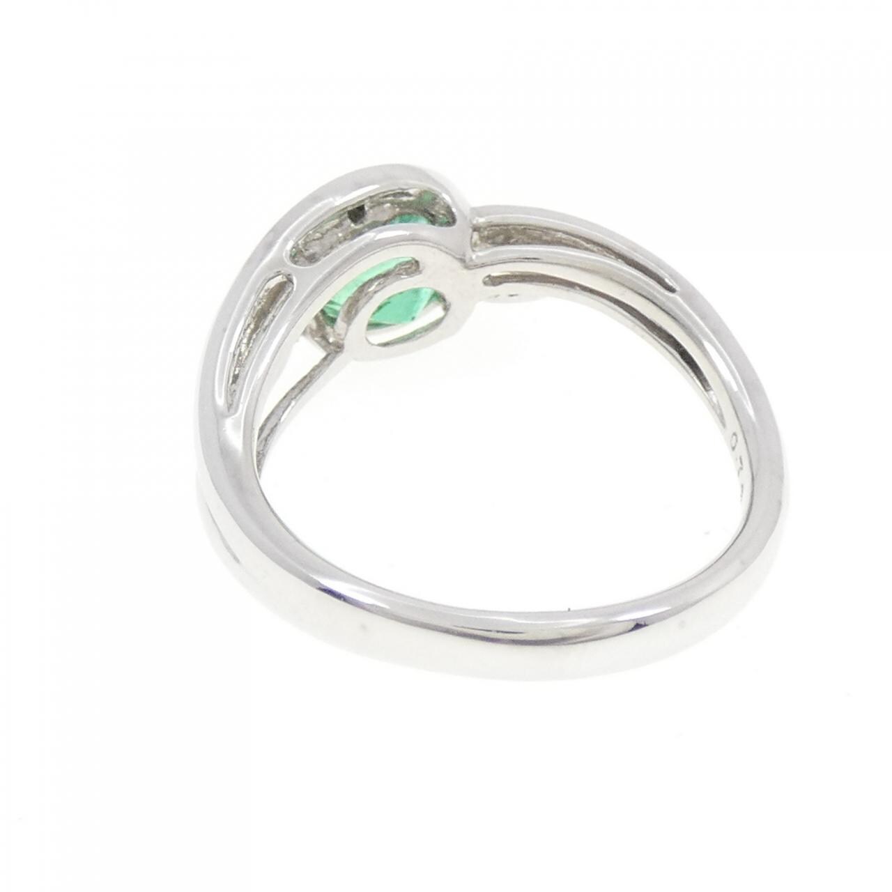 PT900 Emerald Ring 0.79CT