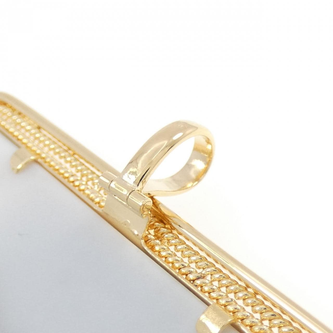 K18YG メノウカメオ ブローチ