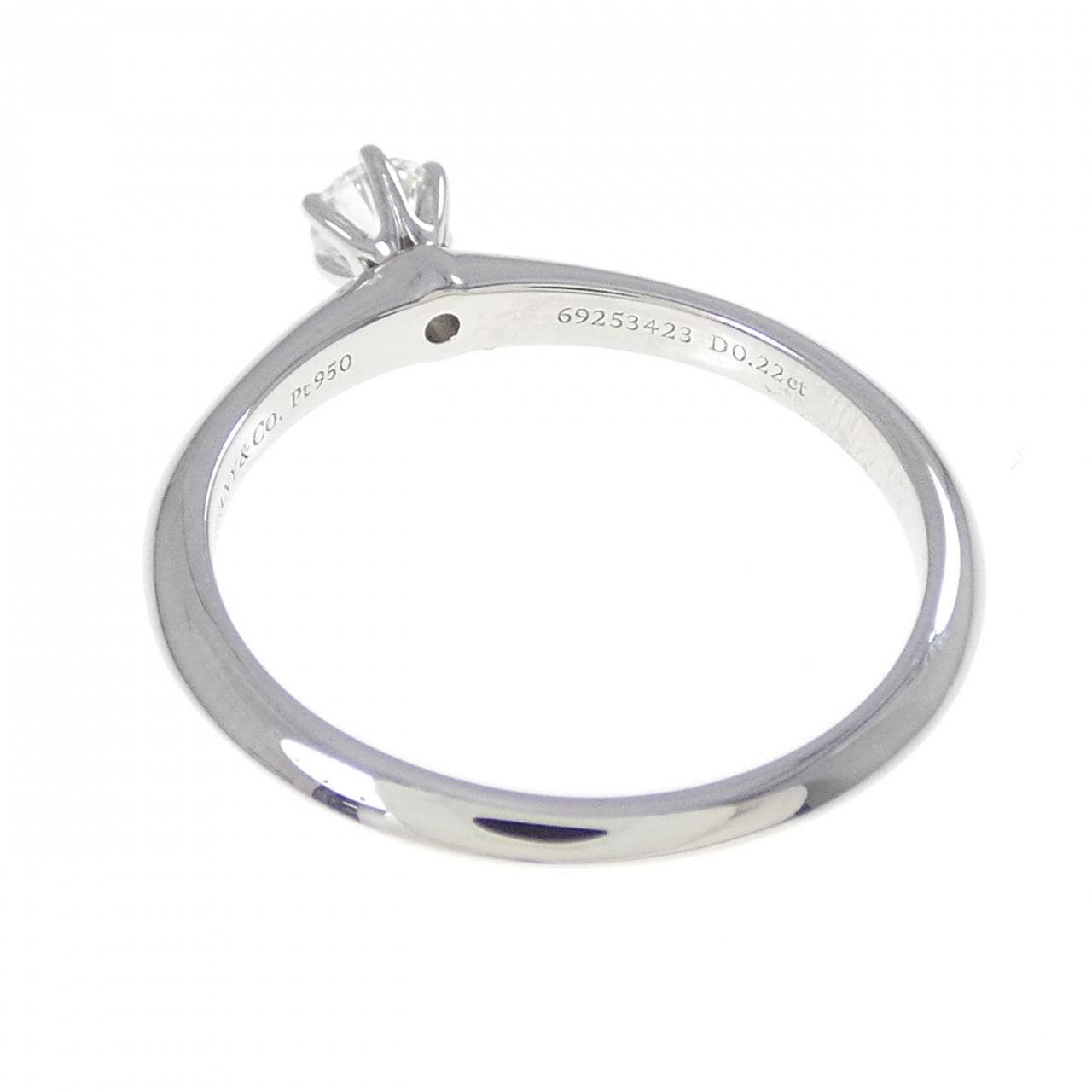 ティファニー クラシックソリティア リング 0.22CT