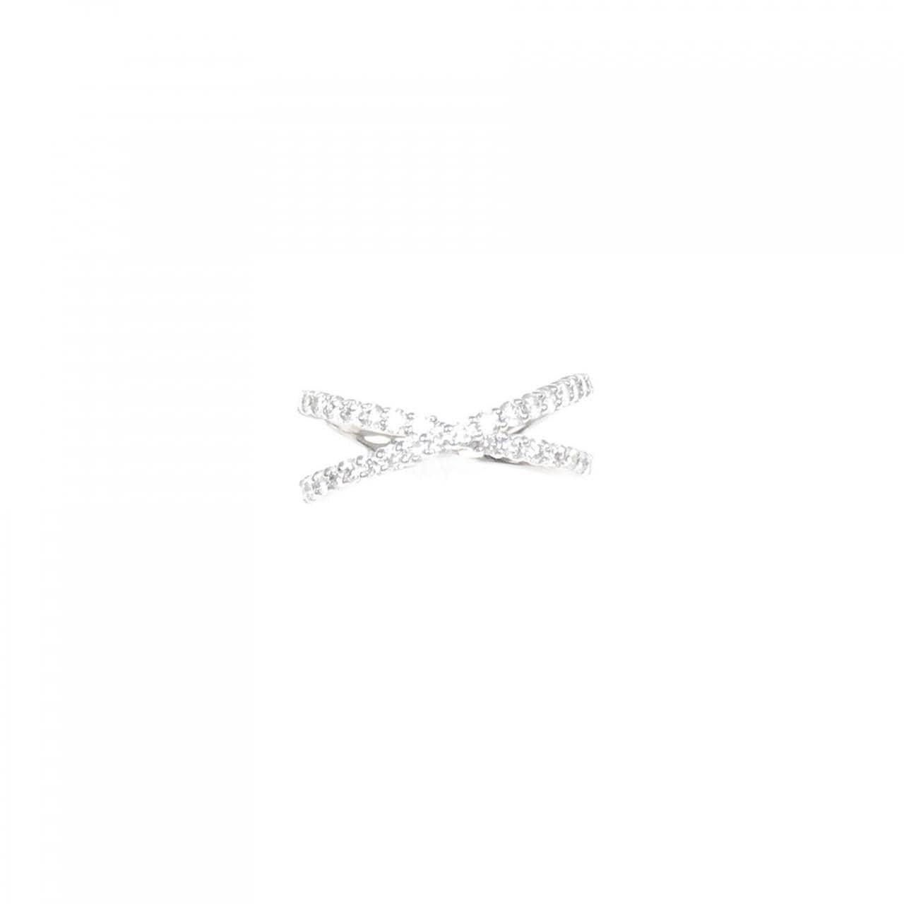K18WG ダイヤモンド リング 0.50CT