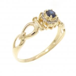 K18YG サファイヤ リング