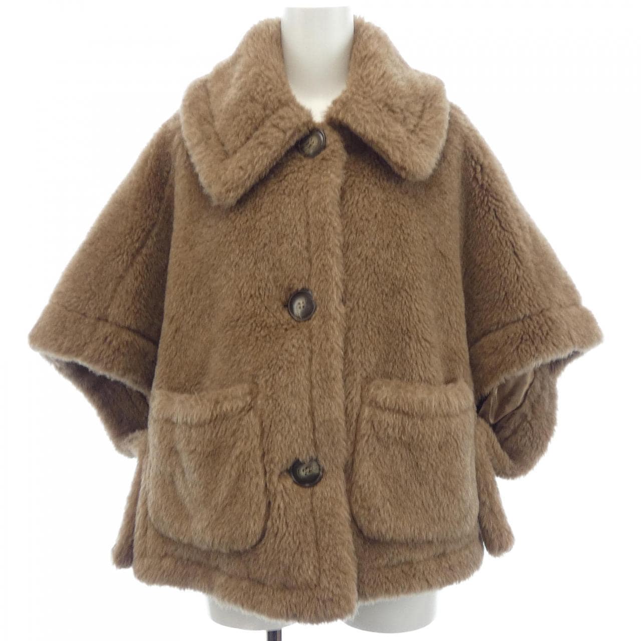 マックスマーラ Max Mara ニューテルツォ NEWTERZO4 473610 テディベア ケープ