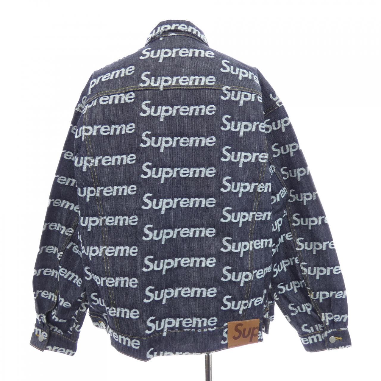 シュプリーム SUPREME Jacquard Logos Denim デニムジャケット
