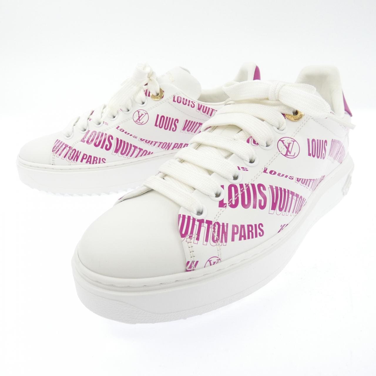 ルイヴィトン LOUIS VUITTON グラフィカル シグネチャープリント タイムアウト･ライン スニーカー