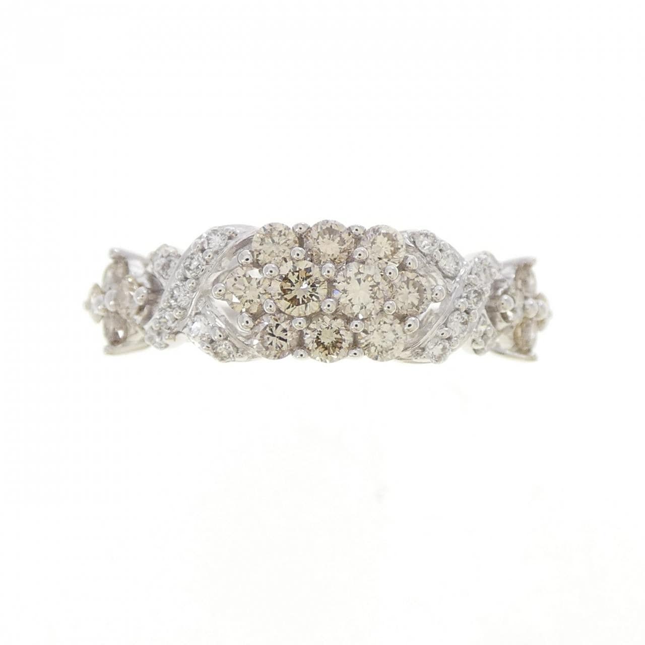 K18WG ダイヤモンド リング 0.56CT