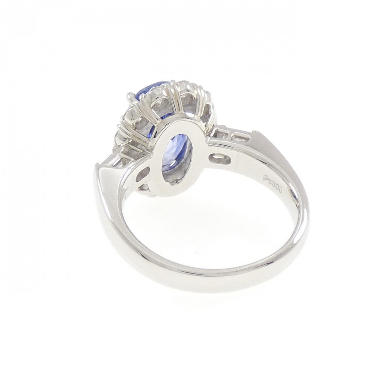 PT900 非加熱 サファイヤ リング 4.02CT スリランカ産