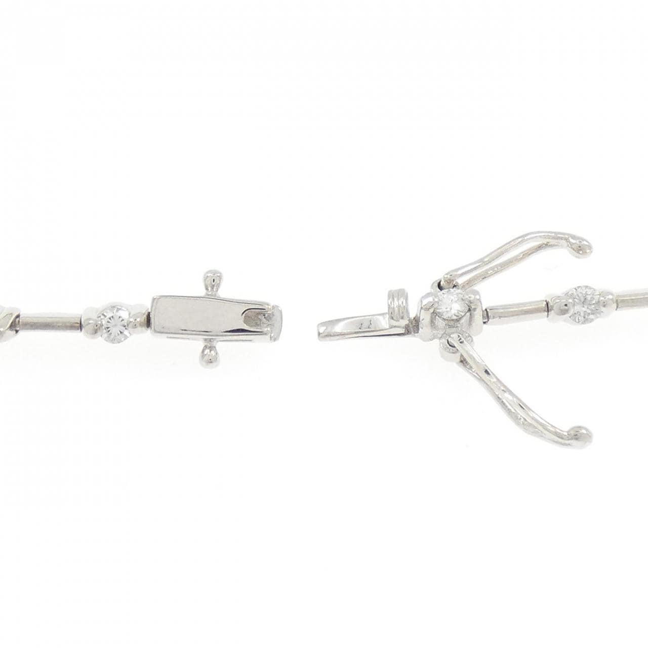 K18WG ダイヤモンド ブレスレット 0.93CT