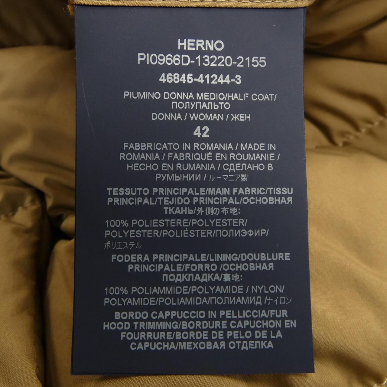 ヘルノ Herno PI0966D ダウンジャケット