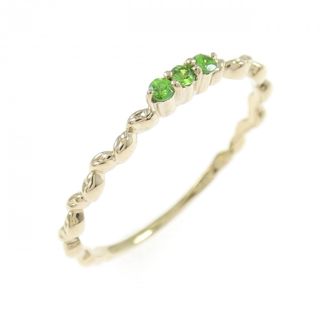 K18WG デマントイドガーネット リング