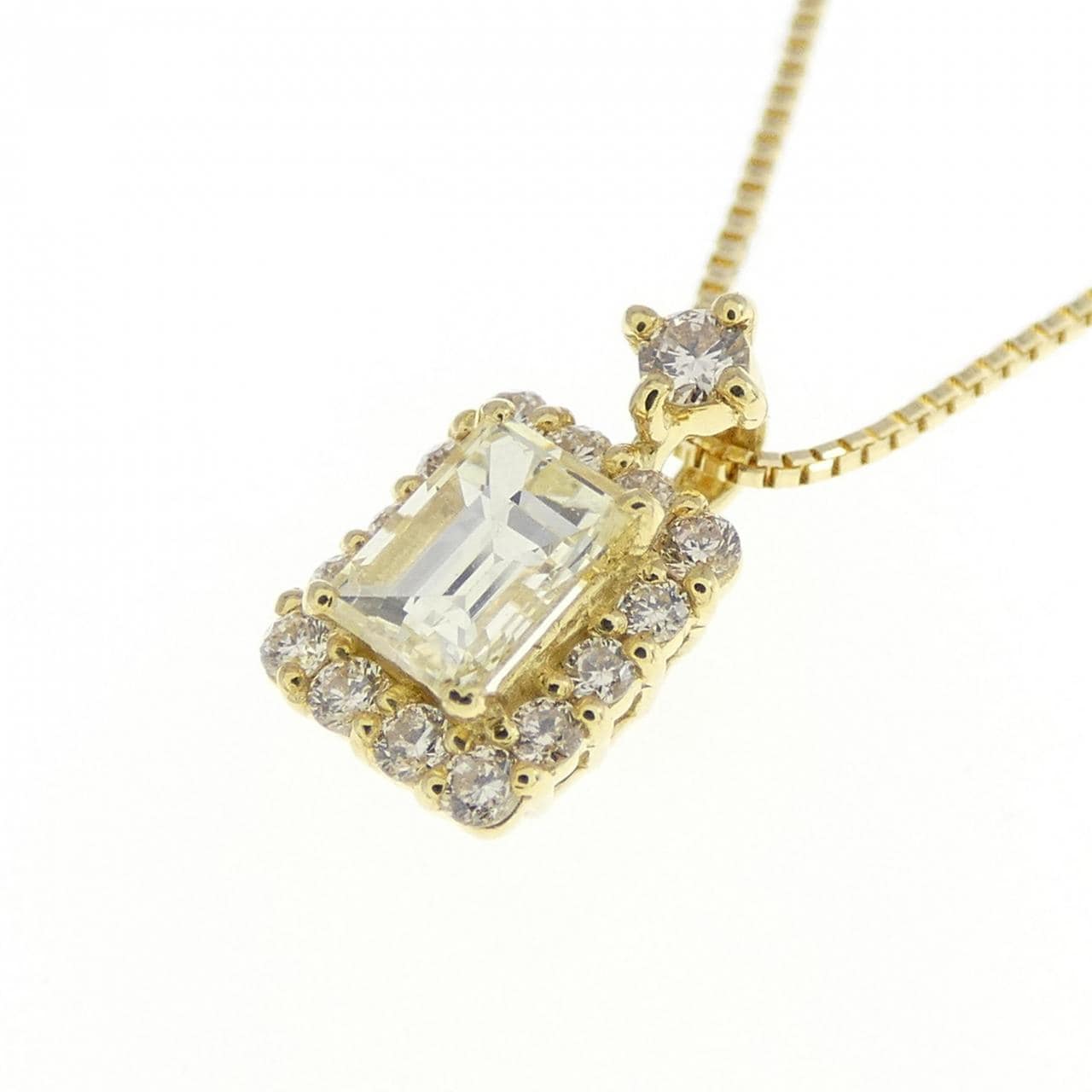 【新品】K18YG ダイヤモンド ネックレス 0.32CT