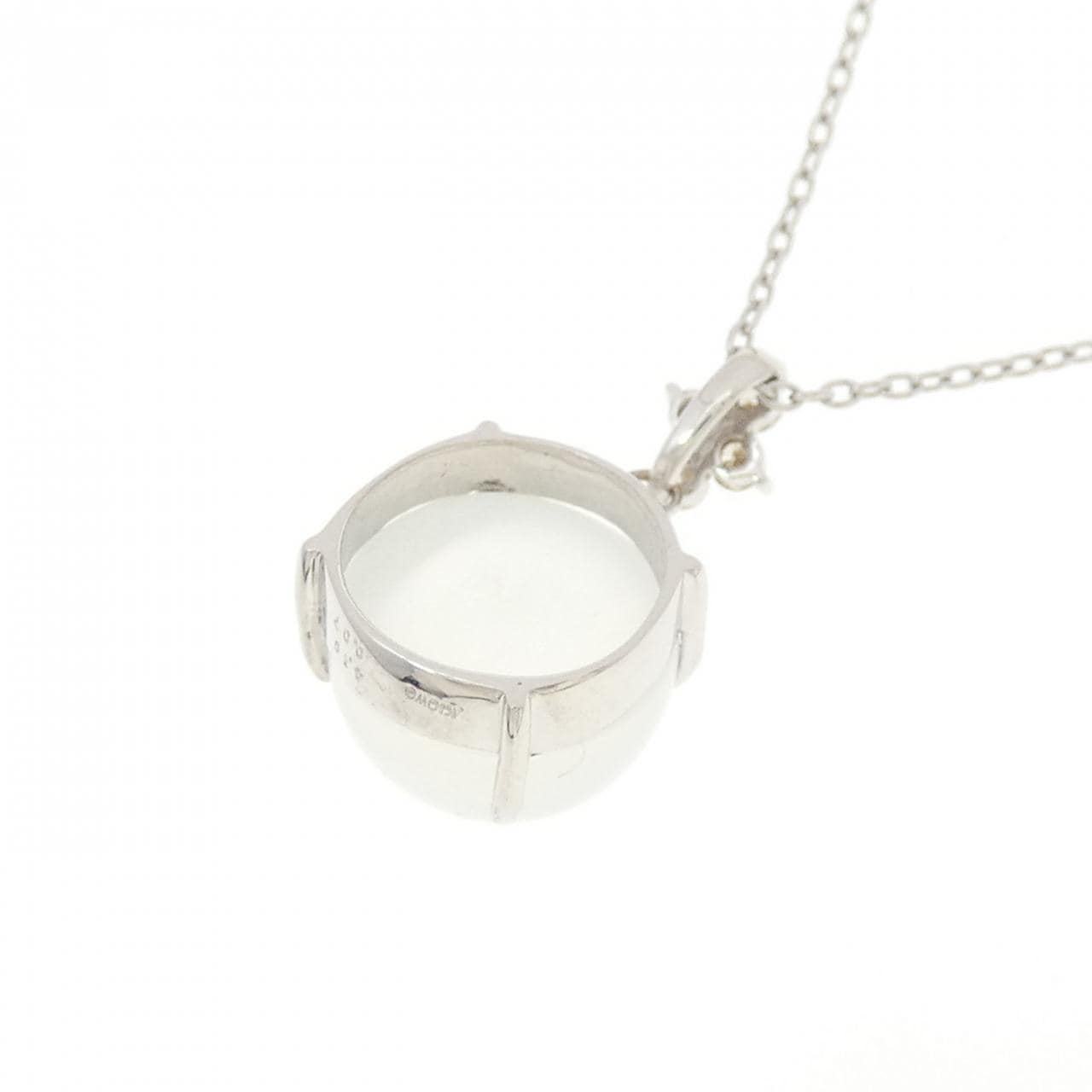 K10WG Moonstone Necklace 4.19CT