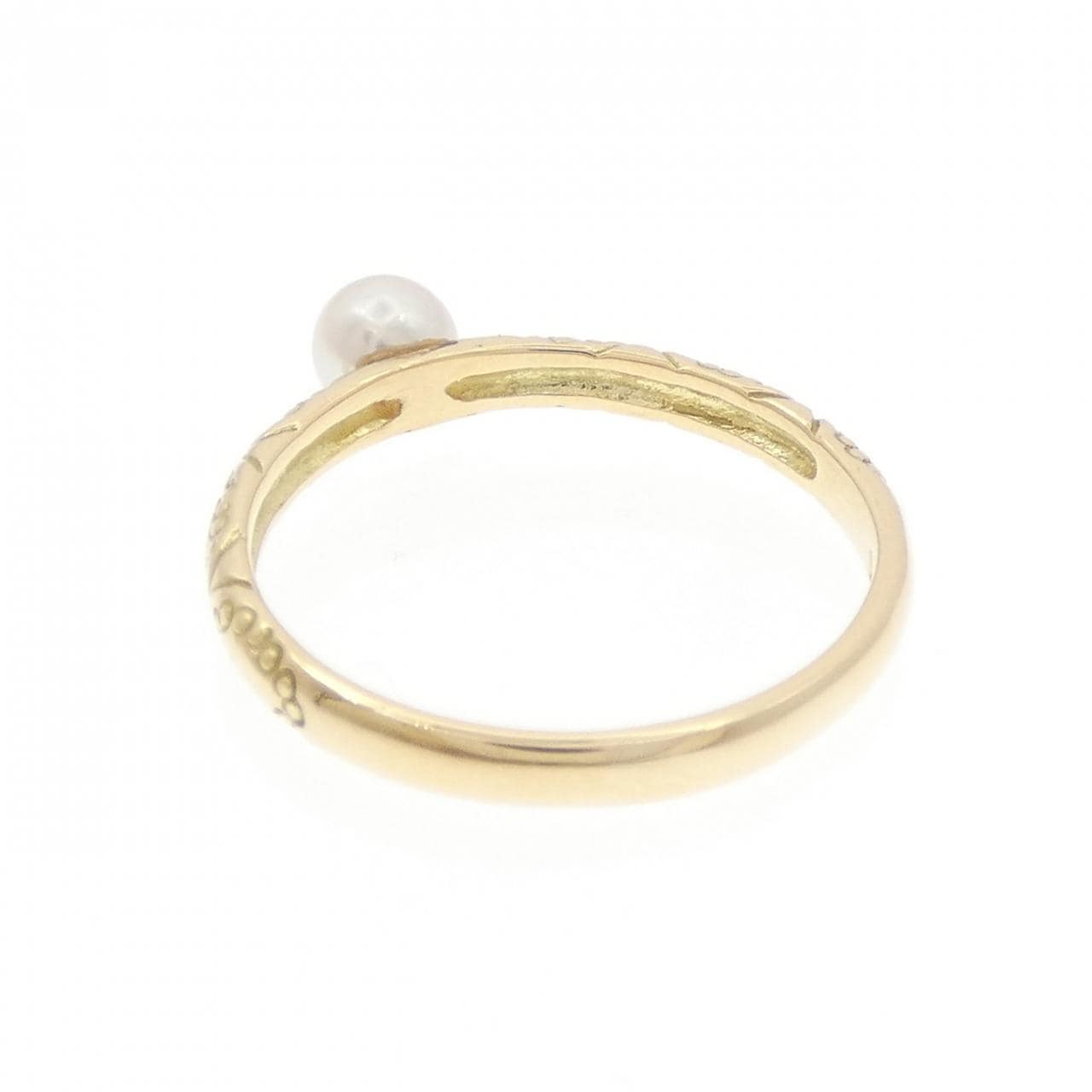 K18YG アコヤパール リング 4.4mm