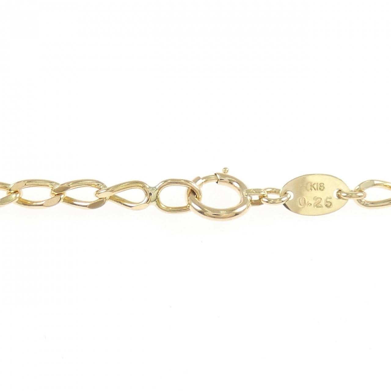 K18YG ダイヤモンド ネックレス 0.25CT