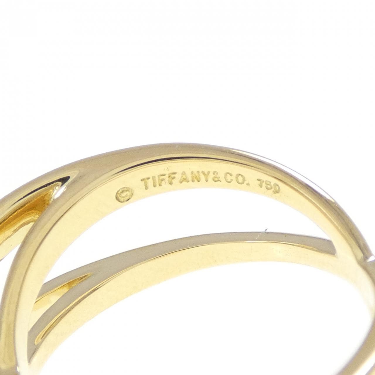 ティファニー インフィニティ ダブル クロス リング