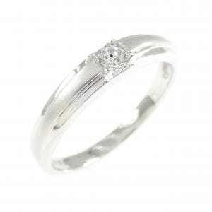 K14WG ダイヤモンド リング 0.04CT