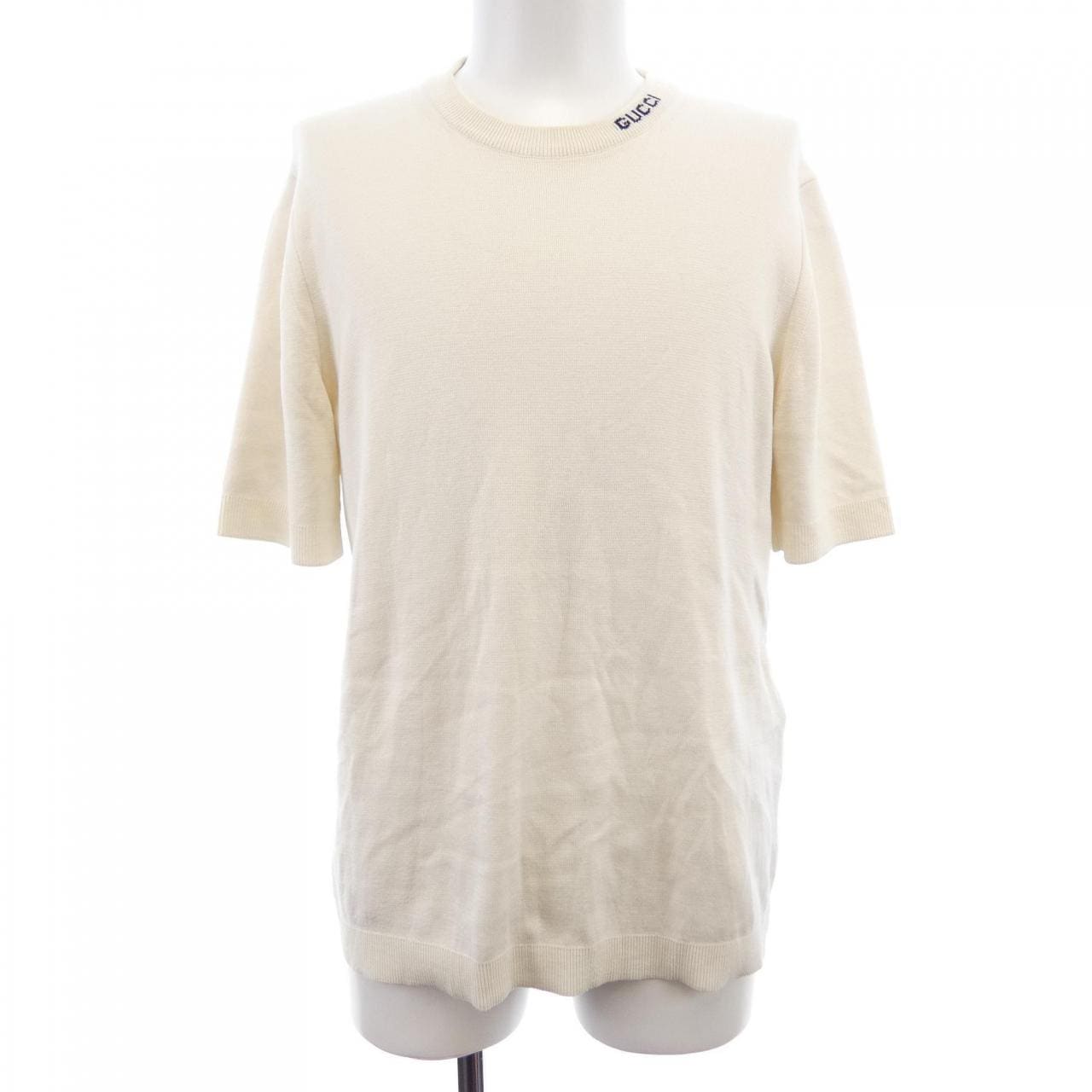 グッチ GUCCI GUCCI インターシャ シルクコットンTシャツ 787736 XKD2A ニット