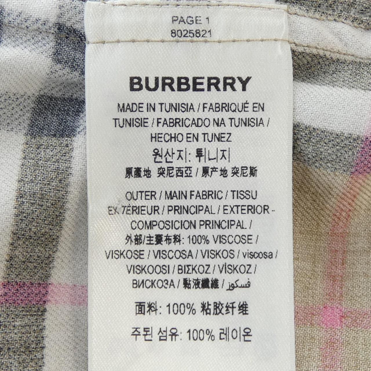 バーバリー BURBERRY S／Sシャツ