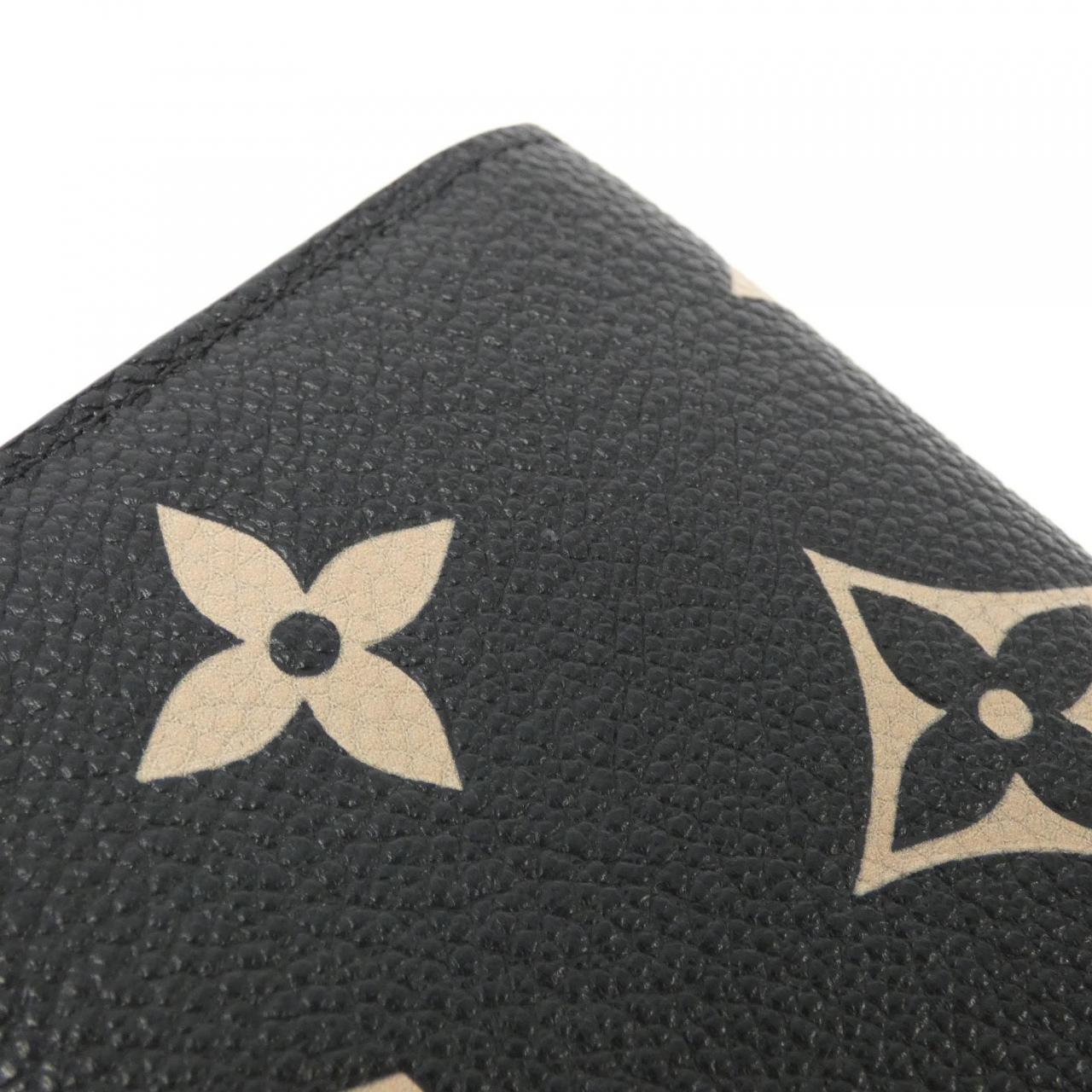 LOUIS VUITTON Bicolor Monogram Empreinte Portefeuille Victorine M80968 Wallet