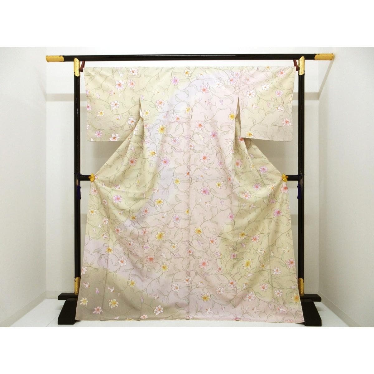 【未使用品】訪問着　友禅加工ボカシ染