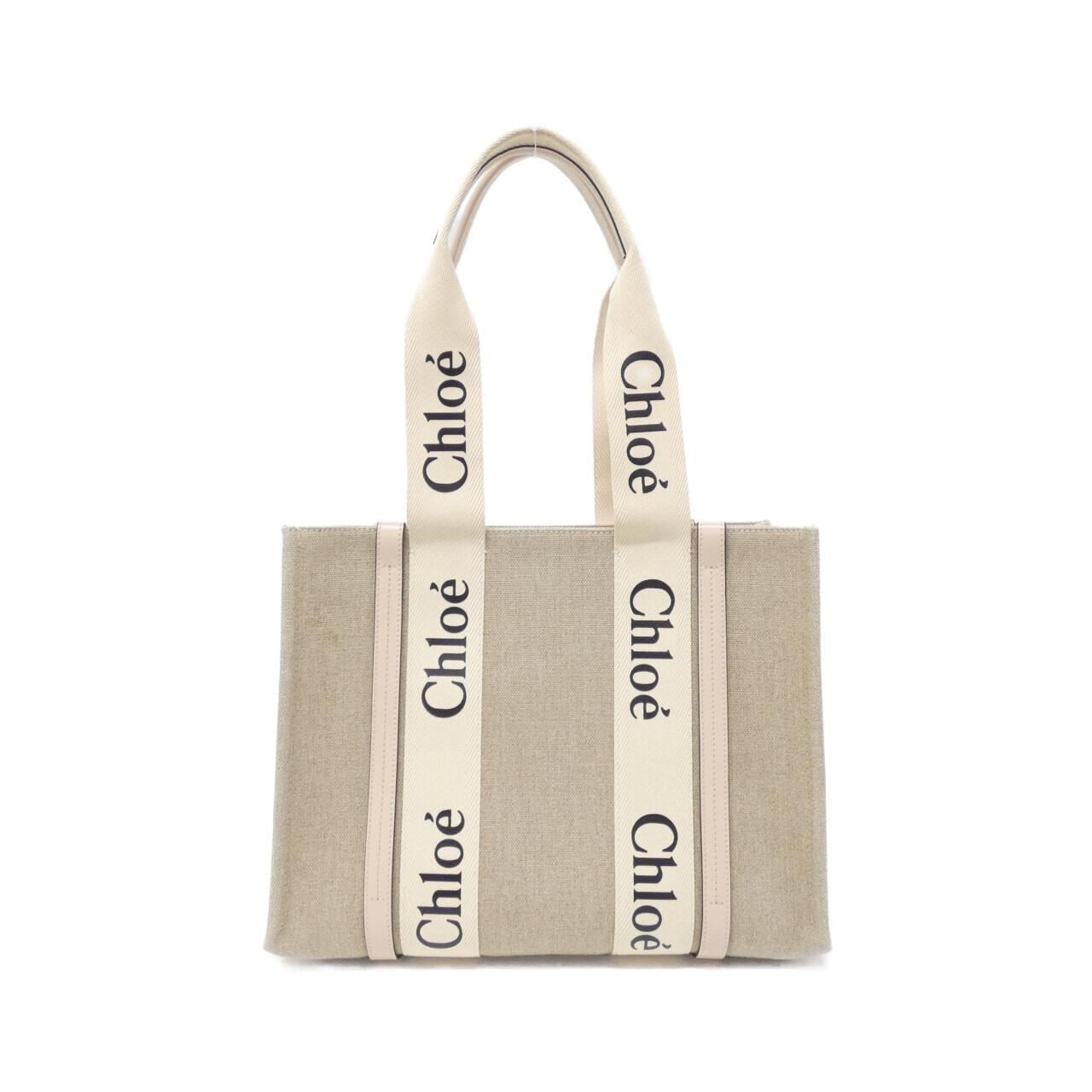 クロエ ウッディ トート ミディアム CHC22AS383 I26 バッグ