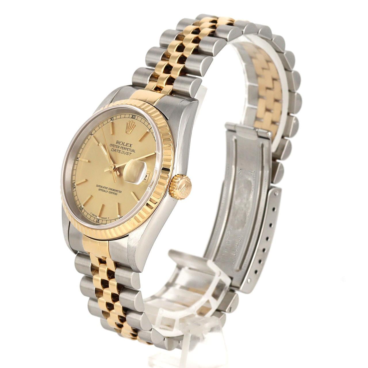 ロレックス デイトジャスト 16233 SSxYG 自動巻 T番