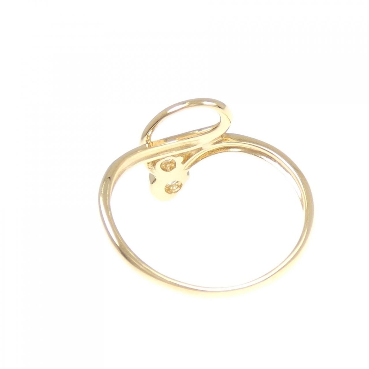 K18YG ダイヤモンド リング 0.15CT
