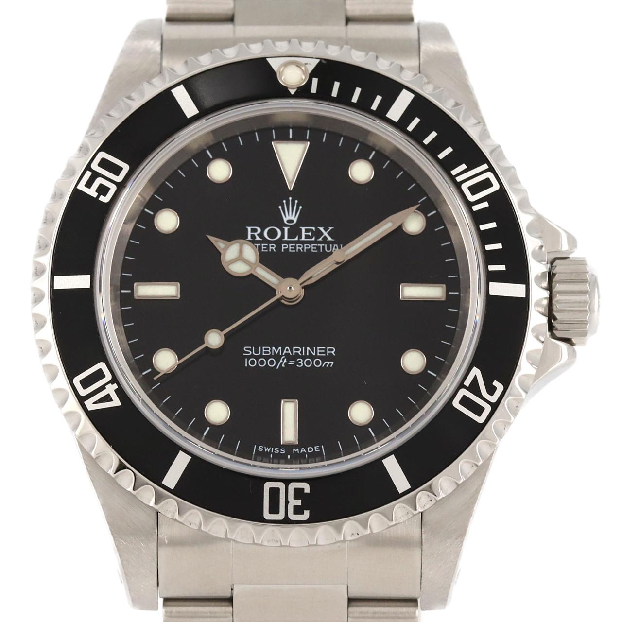 ROLEX Submariner Non-Date 14060M SS自动上弦Z 号。