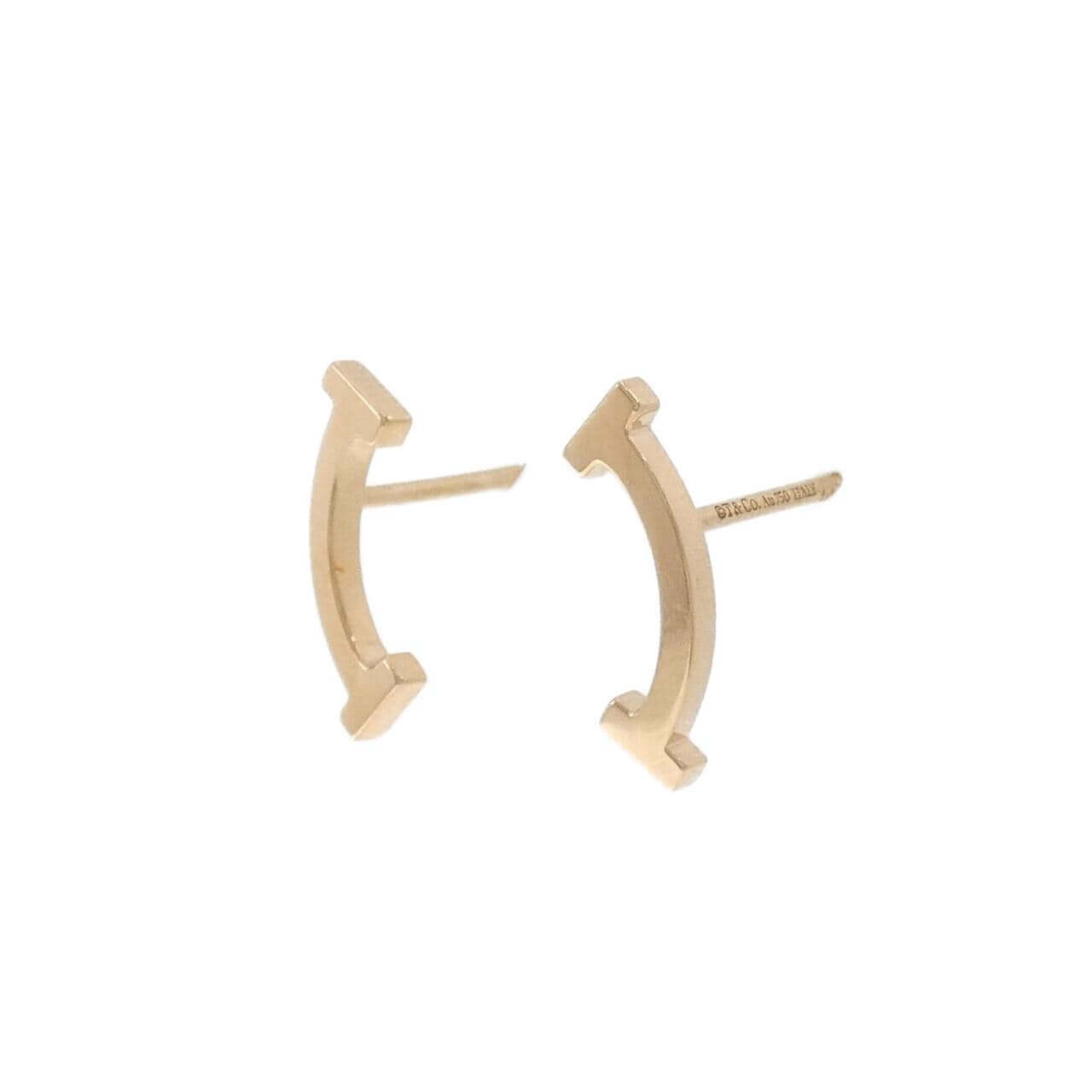 ティファニー Tスマイル ピアス