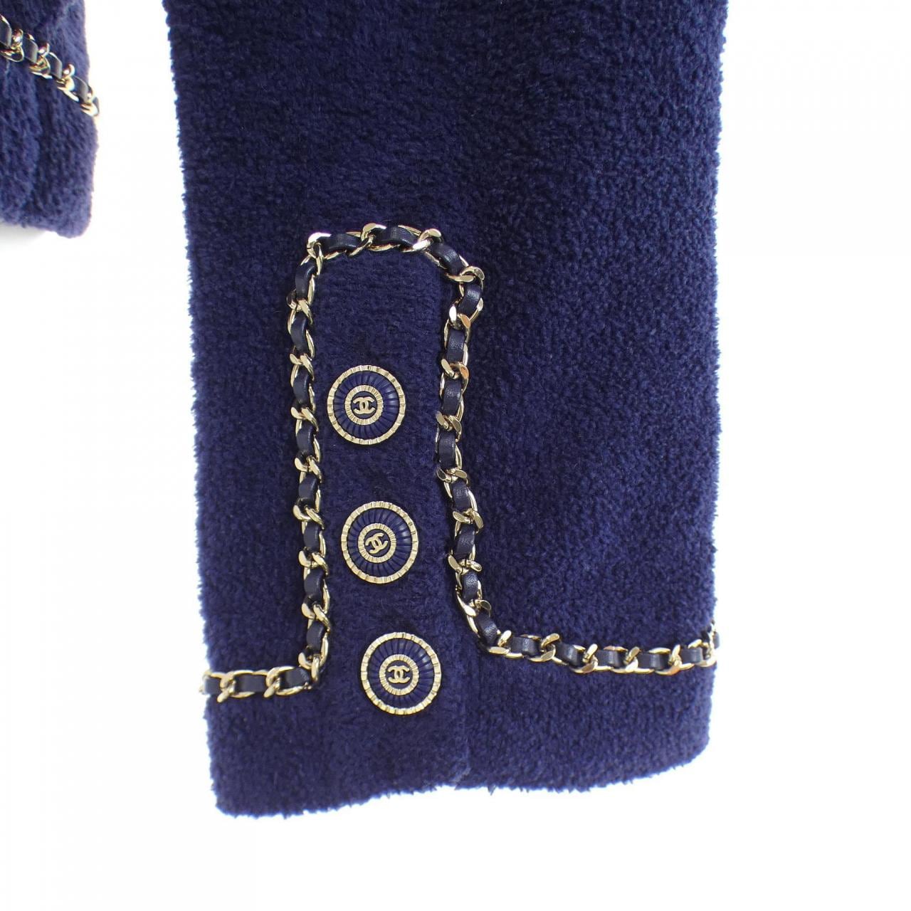 シャネル CHANEL P62893K48463 20C ノーカラージャケット