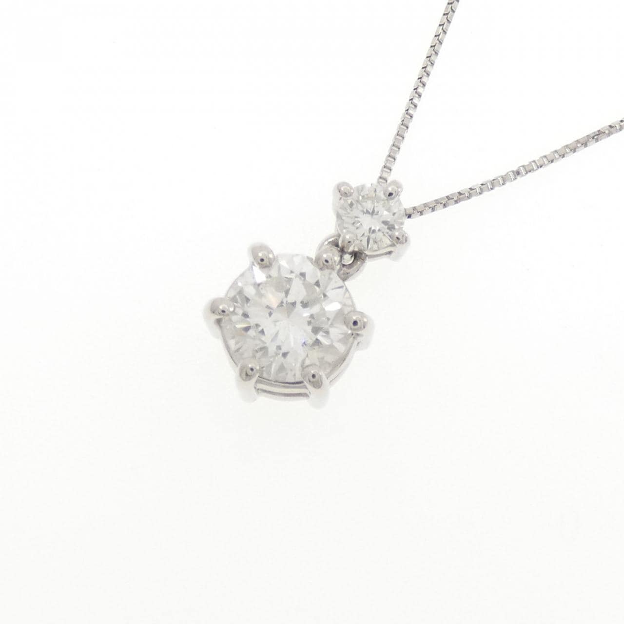 PT900/PT850 ダイヤモンド ネックレス 1.046CT G SI2 Good
