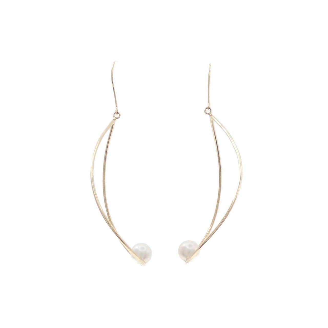 K18YG アコヤパール ピアス 6.1mm