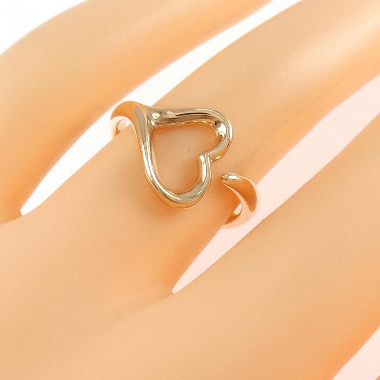 ティファニー オープン ハート リング