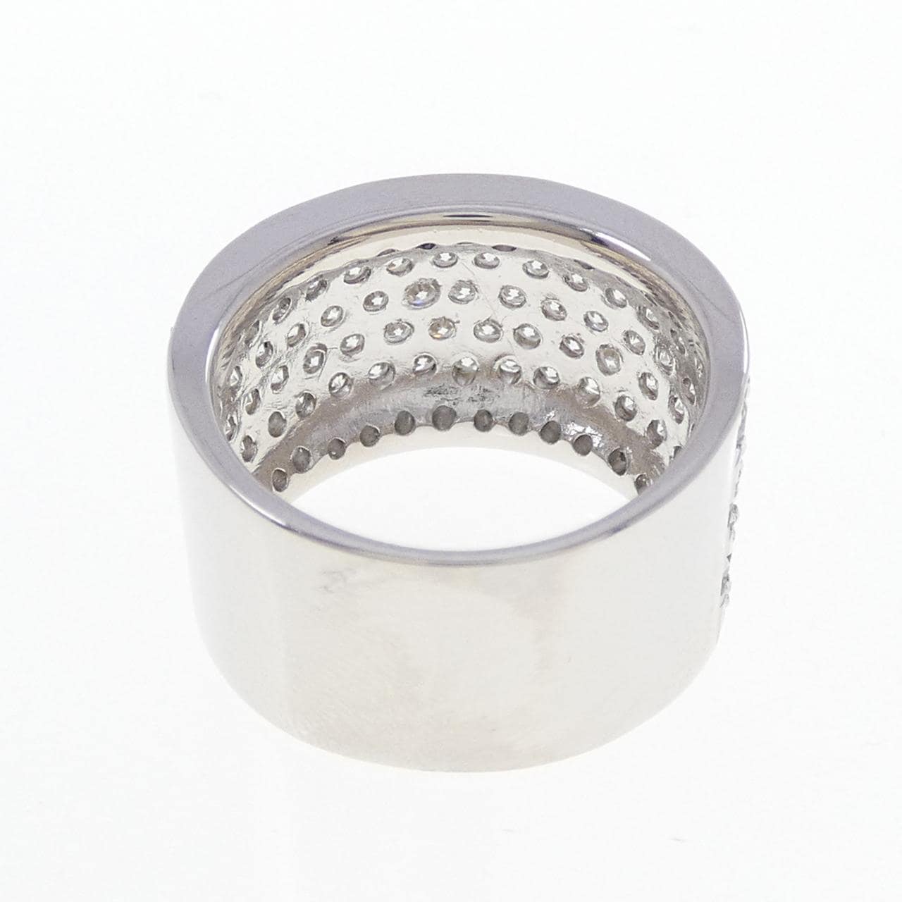 K18WG パヴェ ダイヤモンド リング 1.75CT