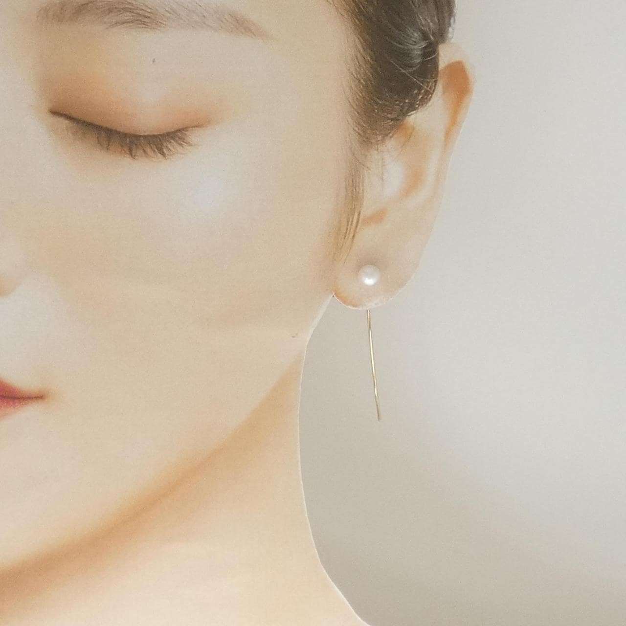 K10YG アコヤパール ピアス 5.7mm