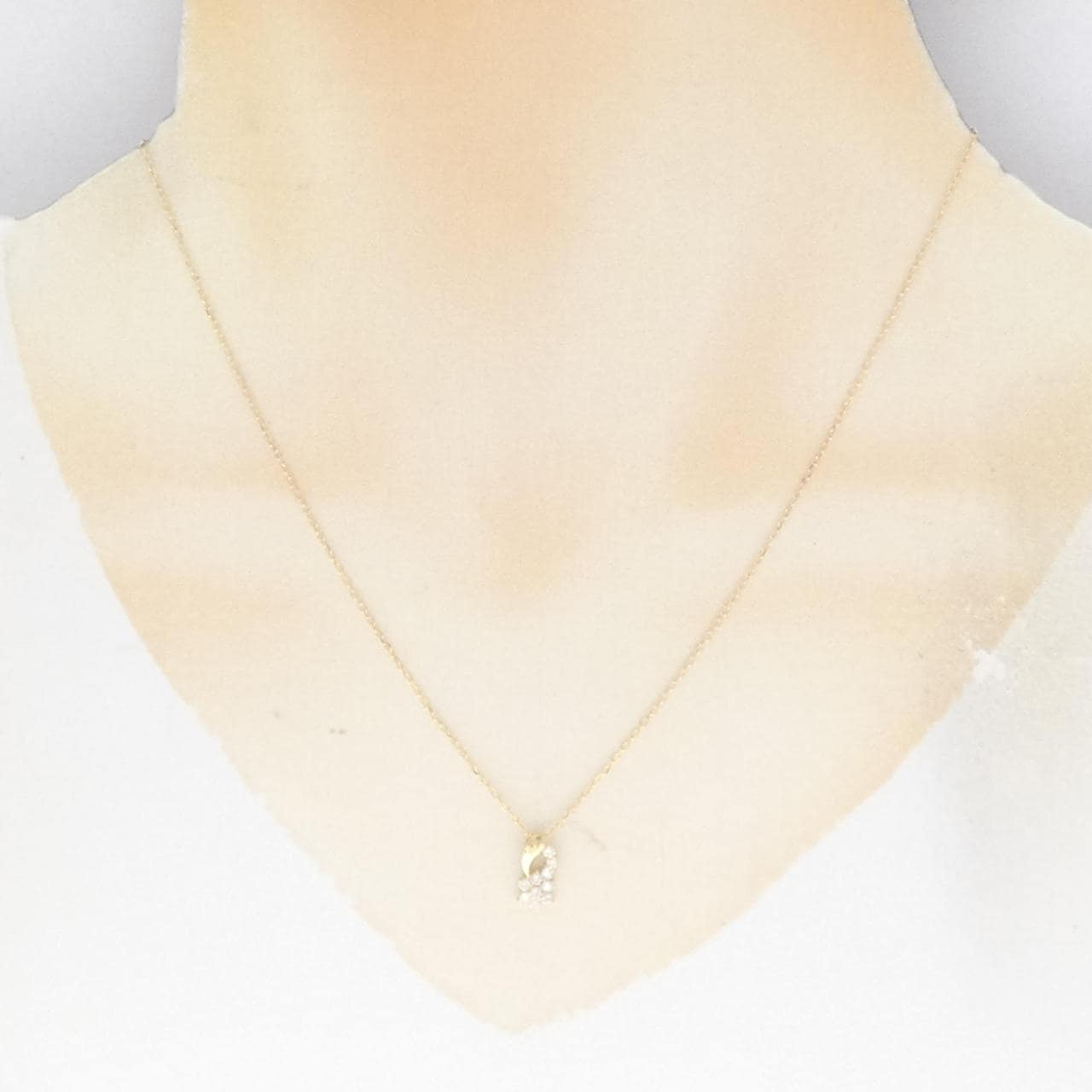 K18YG ダイヤモンド ネックレス 0.20CT