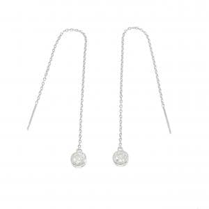 K18WG ダイヤモンド ピアス 0.42CT