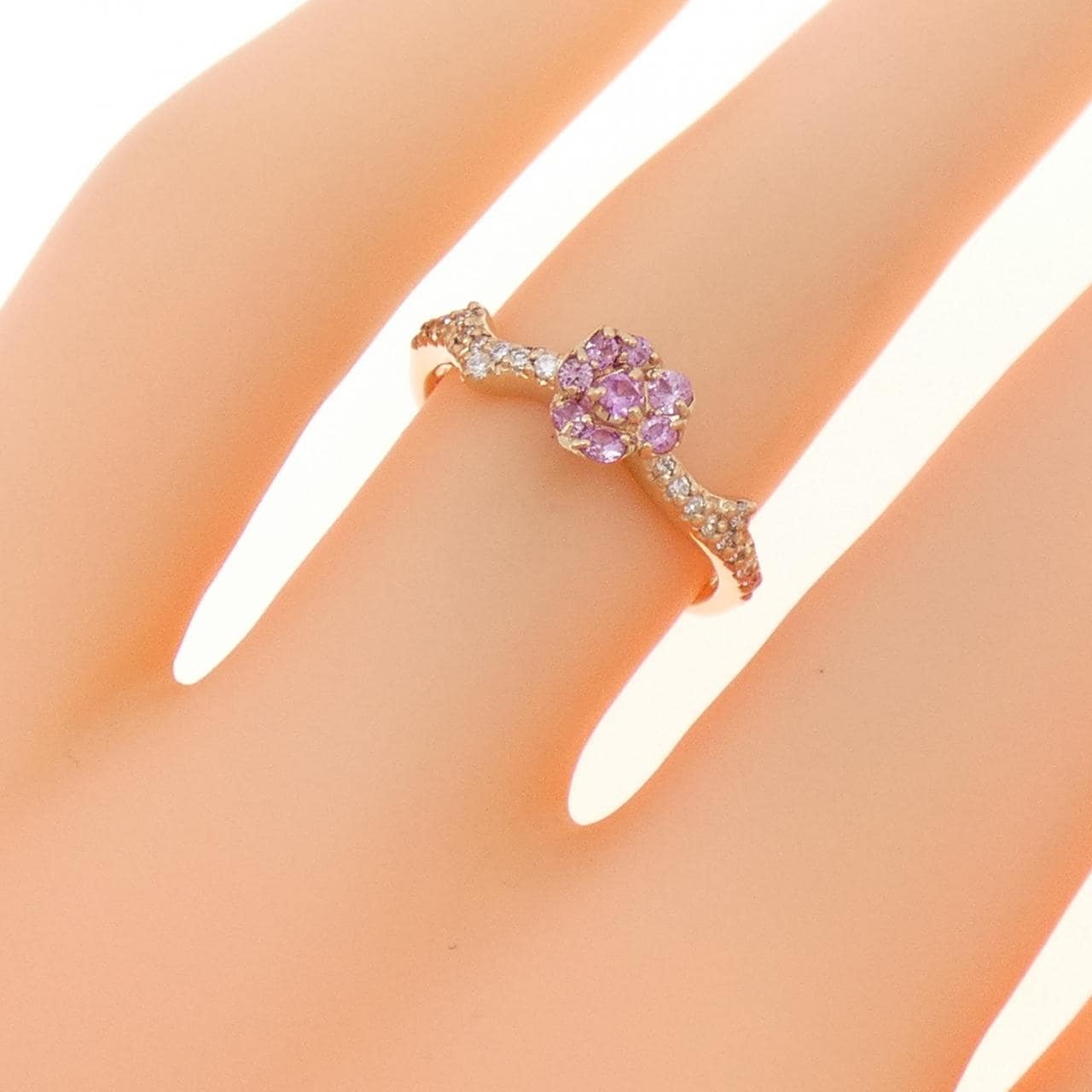 セイレーン　アズーロ サファイヤ リング 0.12CT